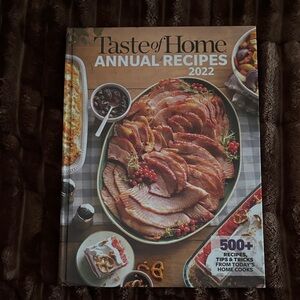 Taste of Home Annual Recipes 2022 Cookbook with Vibrant Cover